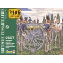 Figurines maquettes Artillerie britannique, 1er Empire 1815