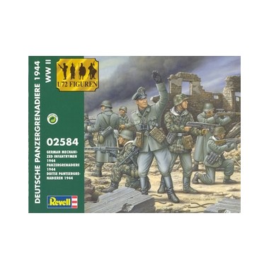 Figurines maquettes Infanterie mécanisée allemande, 2ème GM