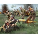 Figurines maquettes Infanterie Britannique, 2ème GM 
