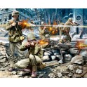 Figurines maquettes Infanterie US, 2ème GM