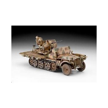 Maquette Sd.Kfz 10/5 + Flak 38 2cm, 2ème GM Maquette Sd.Kfz 10/5 + Flak 38 2cm, 2ème GM