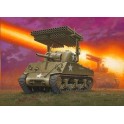 Maquette M4A3 Sherman & Lance roquettes T34, 2ème GM