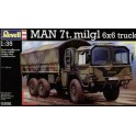 Maquette Man 7t. MILGL 6x6, Epoque moderne