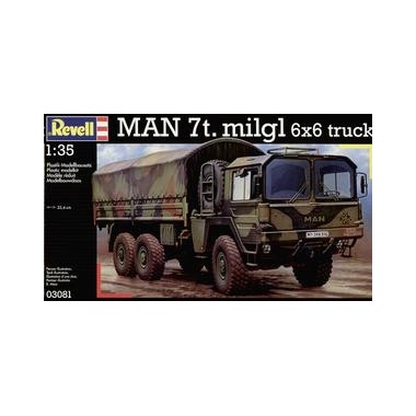 Maquette Man 7t. MILGL 6x6, Epoque moderne