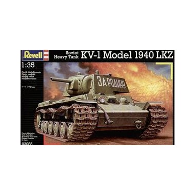 Maquette KV-1 Model 1940 LKZ soviétique, 2ème GM
