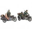 Maquette Moto BMW R-12 avec Sidecar, 2ème GM