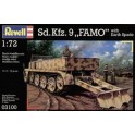 Maquette Sd.Kfz. 9 "FAMO" avec soc arrière, 2ème GM