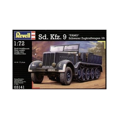 Maquette Sd.Kfz. 9 Half-track "FAMO" 18t, 2ème GM