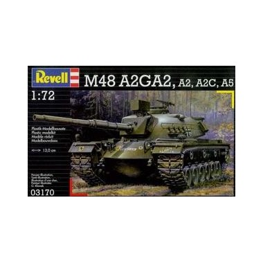 Maquette char M48 A2/A2C/A2GA2/A5, Epoque moderne