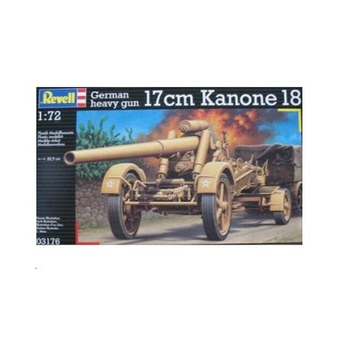 Maquette canon lourd allemand "17cm Kanone 18", 2ème GM