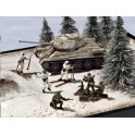 Maquette T-34/85 & Infanterie sibérienne, 2ème GM
