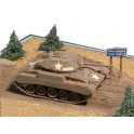 Diorama M24 Chaffee U.S., 2ème GM