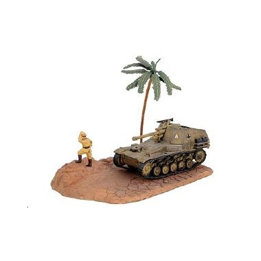 Diorama Sd. Kfz. 124 Wespe allemand, 2ème GM Diorama Sd. Kfz. 124 Wespe allemand, 2ème GM