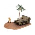 Diorama Sd. Kfz. 124 Wespe allemand, 2ème GM