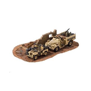 Diorama L.R.D.G. 30cwt Chevrolet & Jeep britanniques, 2ème GM Diorama L.R.D.G. 30cwt Chevrolet & Jeep britanniques, 2ème GM