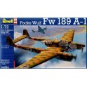 Maquette Focke Wulf Fw189 A-1, 2ème GM