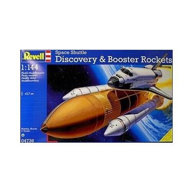 Maquette Navette spatiale Discovery, avec ses fusées booster