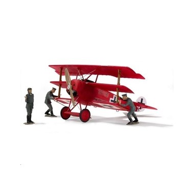 Maquette Fokker Dr.I "Von Richthofen" avec figurines, 1ère GM