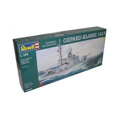 Maquette Vedette rapide allemande Type 143A "Gepard", Epoque moderne