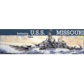 Maquette Cuirassé U.S.S. Missouri, 2ème GM