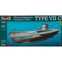 Maquette U-Boot allemand Type 7C, 2ème GM