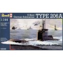 Maquette U-Boot allemand Type 206 A, Epoque moderne