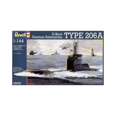 Maquette U-Boot allemand Type 206 A, Epoque moderne