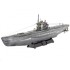 Maquette U-Boot Type 7 C/41 version Atlantique, 2ème GM