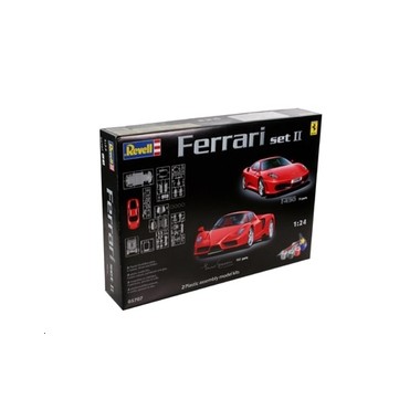 Maquette Ferrari Enzo et F430, Coffret cadeau 2 voitures