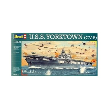 Maquette Cuirassé U.S.S. Yorktown, 2ème GM