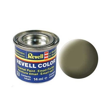 Revell 45 Vert olive mat, peinture Enamel Pot 14 ml