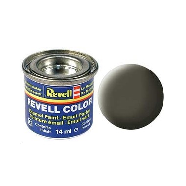 Revell 46 Vert Otan mat, peinture Enamel Pot 14 ml