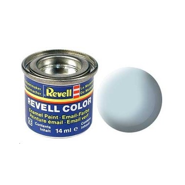 Revell 49 Bleu clair mat, peinture Enamel Pot 14 ml