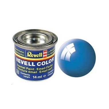 Revell 50 Bleu ciel brillant, peinture Enamel Pot 14 ml