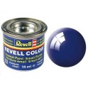 Revell 51 Bleu Méditerranée brillant, peinture Enamel Pot 14 ml