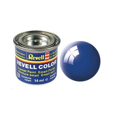 Revell 52 Bleu France brillant, peinture Enamel Pot 14 ml