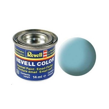 Revell 55 Bleu/vert clair mat, peinture Enamel Pot 14 ml