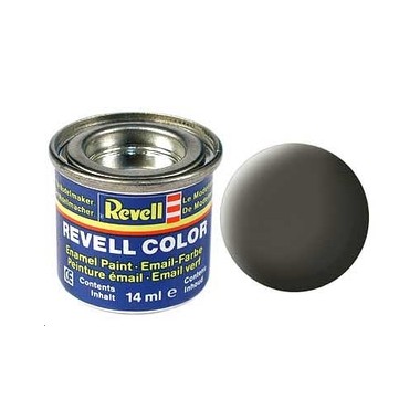 Revell 67 Gris vert mat, peinture Enamel Pot 14 ml