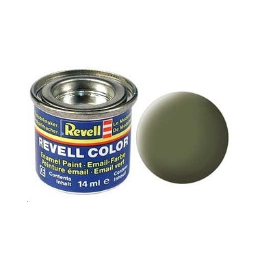 Revell 68 Vert foncé mat RAF, peinture Enamel Pot 14 ml
