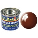 Revell 80 Brun brillant, peinture Enamel Pot 14 ml