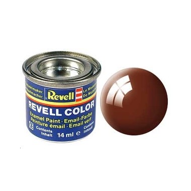 Revell 80 Brun brillant, peinture Enamel Pot 14 ml