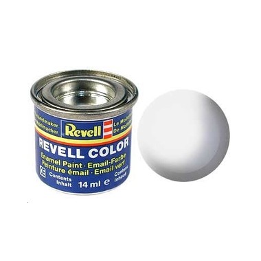 Revell 301 Blanc satine, peinture Enamel Pot 14 ml