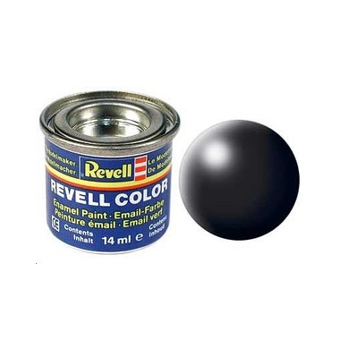 Revell 302 Noir satine, peinture Enamel Pot 14 ml