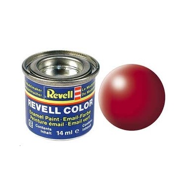 Revell 330 Rouge carmin satine, peinture Enamel Pot 14 ml