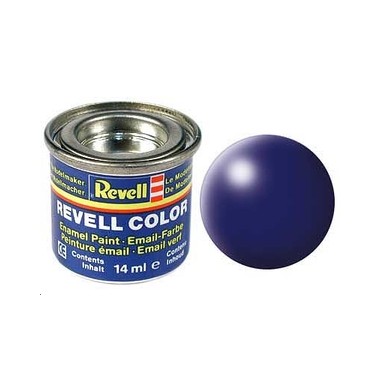 Revell 350 Bleu de Prusse satine, peinture Enamel Pot 14 ml