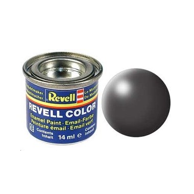 Revell 378 Gris fonce satine, peinture Enamel Pot 14 ml