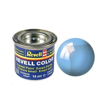 Revell 752 Bleu transparent, peinture Enamel Pot 14 ml