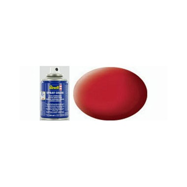 Rouge Carmin Mat, bombe de peinture acrylique 100 ml