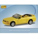 Miniature Ford Mustang GT Cabriolet Jaune 2005