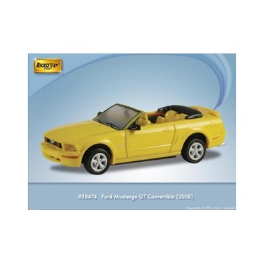 Miniature Ford Mustang GT Cabriolet Jaune 2005